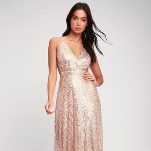 Lulu’s Spotlight Stunner Sequin Maxi Dress